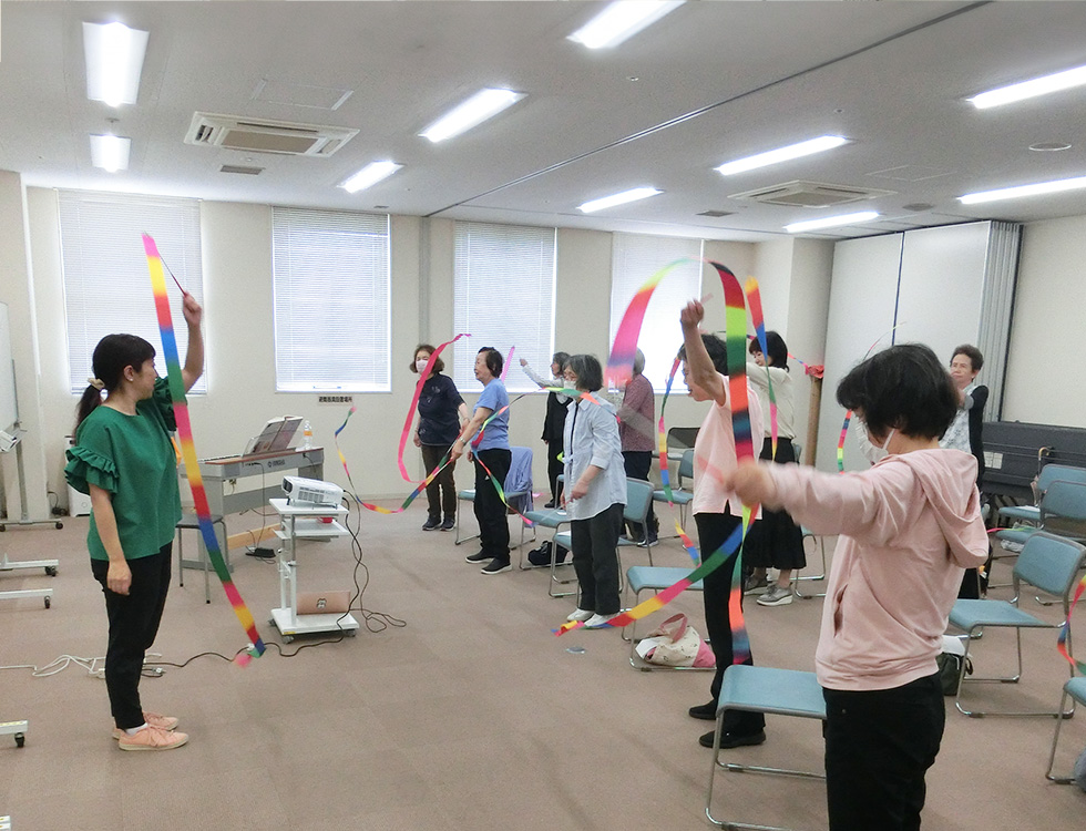 生きがい活動センターの通年講座のイメージ